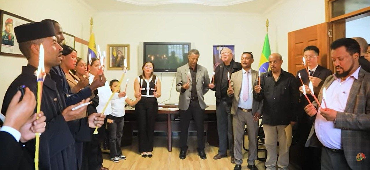 Ceremonia de las velas en Etiopía acompaña al pueblo venezolano en solidaridad
